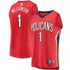 Camiseta Zion Williamson 1 New Orleans Pelicans Statement Edition Rojo Hombre